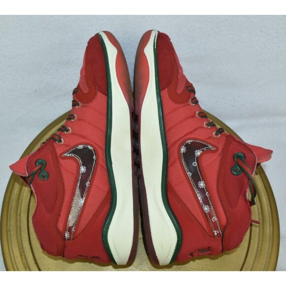Nike Air Zoom G.T. Hustle 2 Christmas Men\'s Size 9 Track Red/Silver DJ9405 601 main image 9
